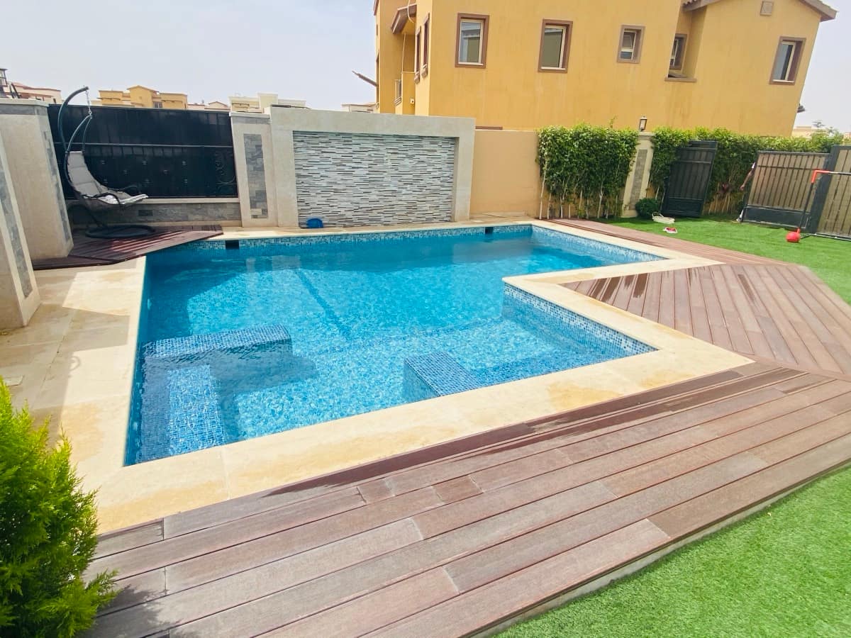Swimming pool with luxury surrounds
